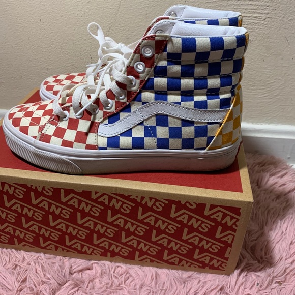 VANS SK8-HI CHECKERBOARD - Picture 4 of 7